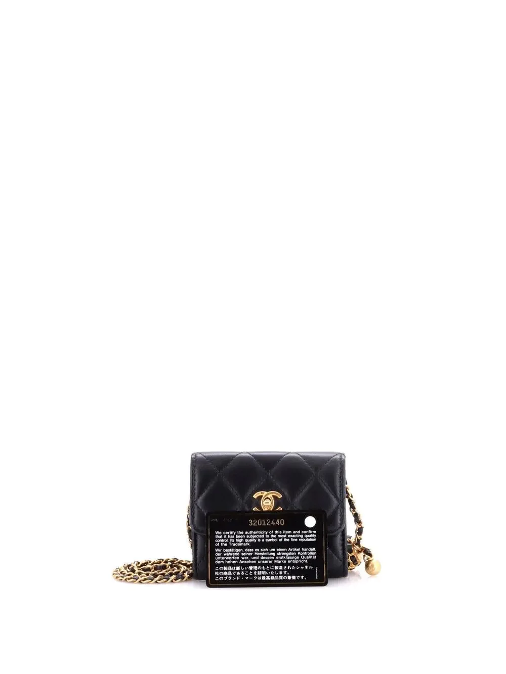 Chanel Pearl Crush Card Holder With #239522C22B